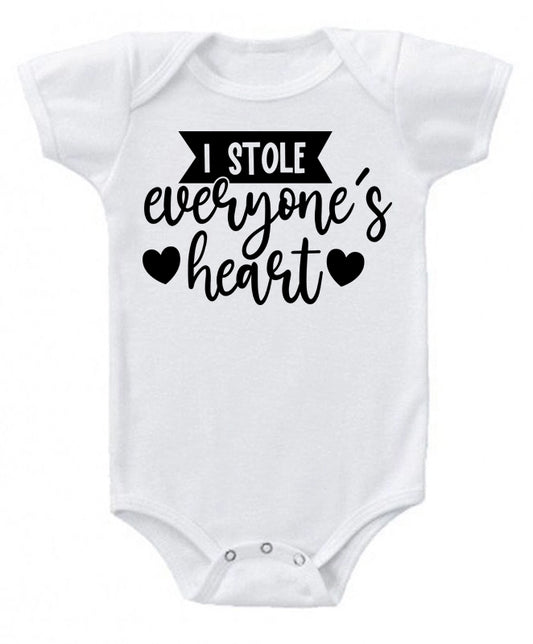 I stole everyone's heart- baby bodysuit