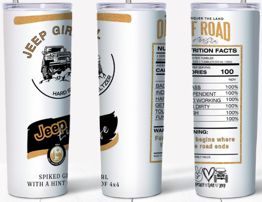 Truck Girl- ORANGE 20oz Tumbler