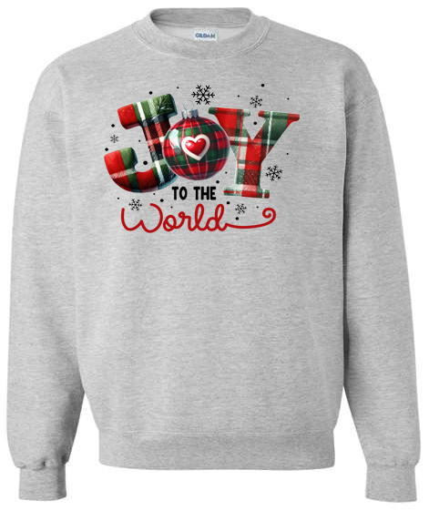 Joy to the World Adult Crewneck Sweatshirt