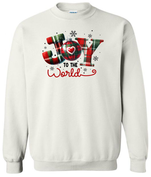 Joy to the World Adult Crewneck Sweatshirt