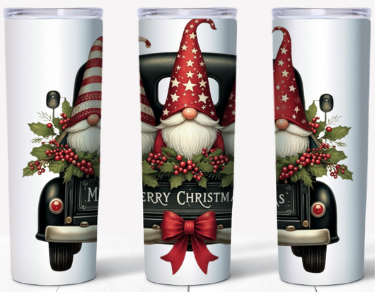 Merry Gnomy Christmas 20oz Tumbler