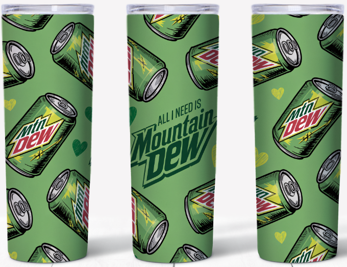 Mountain Dew Hearts Valentine’s Day | 20oz Stainless Steel Tumbler