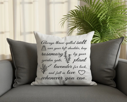 Practical Magic Inspired Pillow Cover | Johanna Lesley Creations