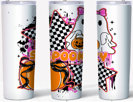 Retro Spooky Halloween 15 or 20oz Tumbler