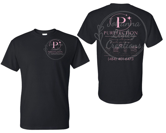 Purefection Cleaning Co. Adult Cotton/Poly Blend T-shirt