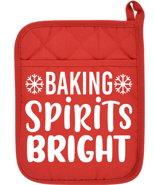 Baking Spirits Bright Potholder