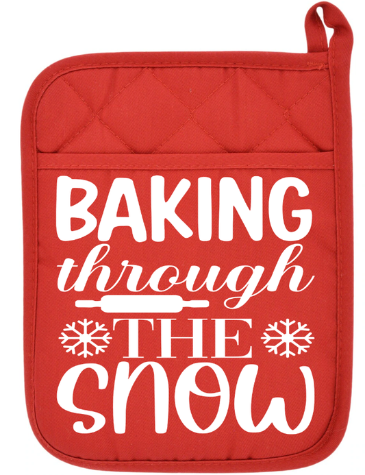 Baking Through the Snow Potholder