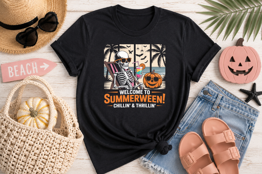 Welcome to Summerween Unisex T-Shirt | Johanna Lesley Creations