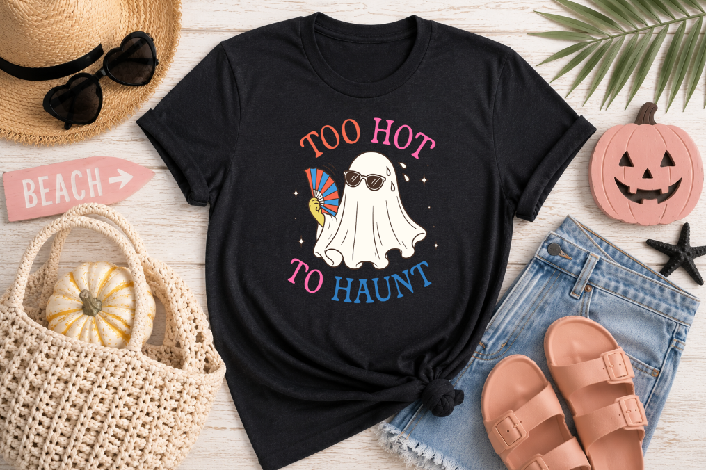 Too Hot to Haunt Unisex T-Shirt | Johanna Lesley Creations