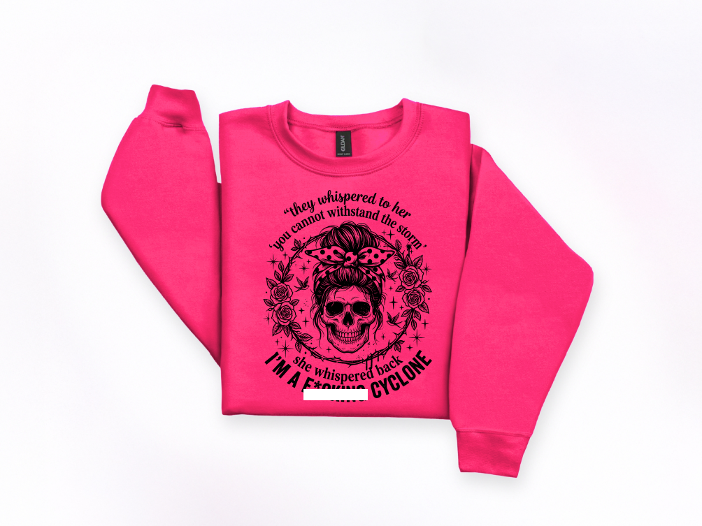 I’m a Cyclone Crewneck Sweatshirt | Johanna Lesley Creations