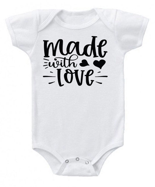 Made with love- baby bodysuit