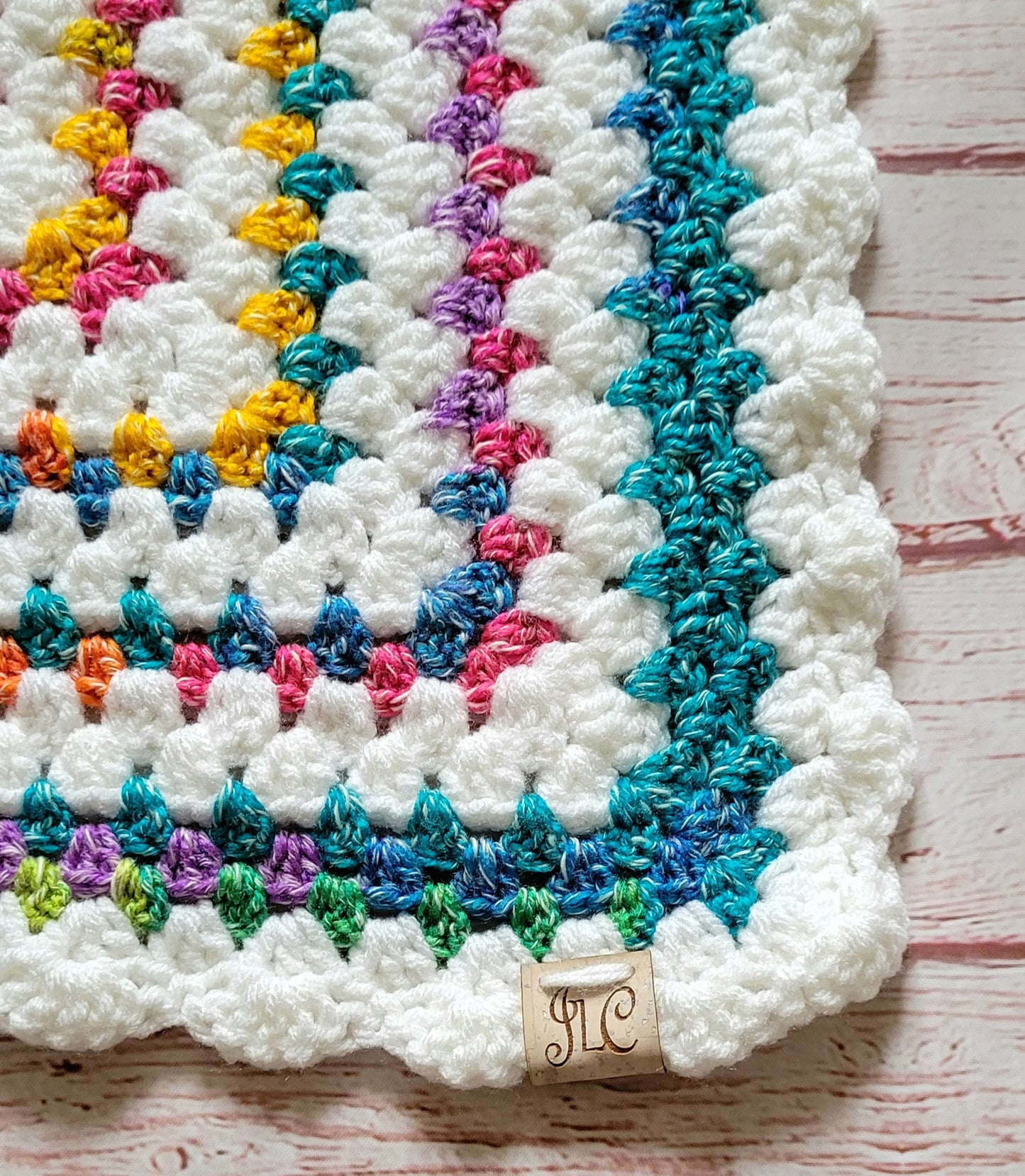 Confetti Dreams | One-of-a-Kind Hand Crocheted Baby & Lap Blanket