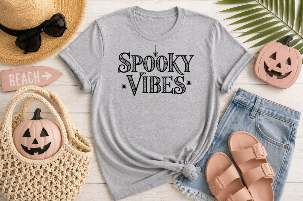 Spooky Vibes Unisex T-Shirt | Johanna Lesley Creations