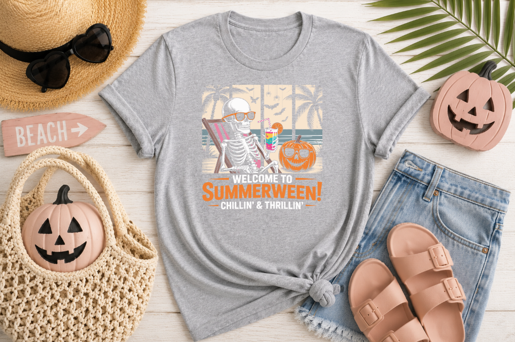 Welcome to Summerween Unisex T-Shirt | Johanna Lesley Creations
