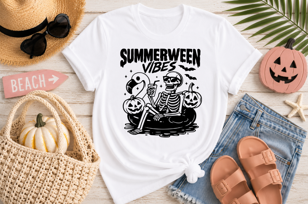 Summerween Vibes Unisex T-Shirt | Johanna Lesley Creations