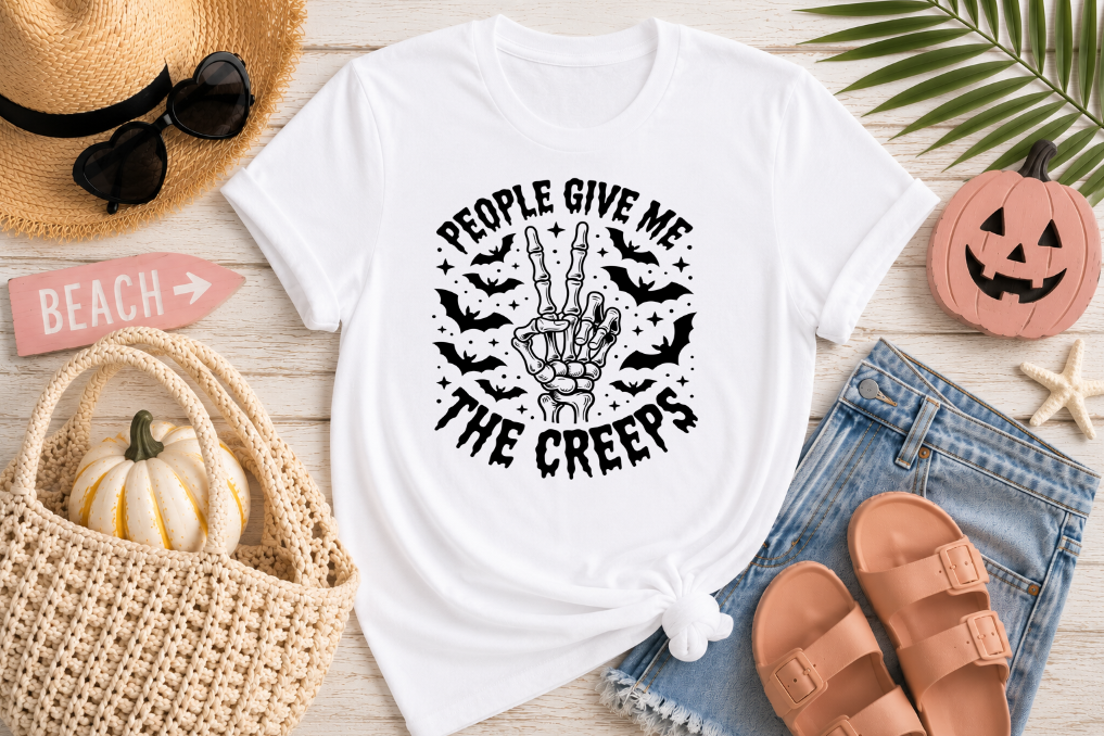 People Give Me the Creeps Unisex T-Shirt | Johanna Lesley Creations