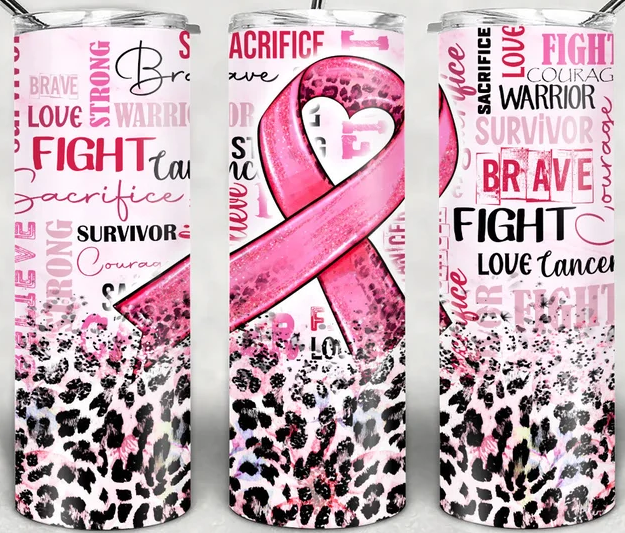 Breast Cancer Warrior 20oz Tumbler
