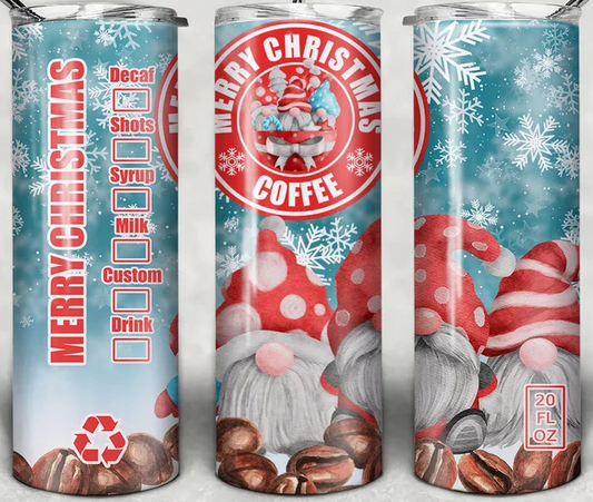 Christmas Coffee 20oz Tumbler