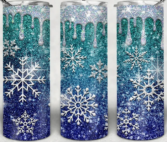 Christmas Snowflake 20oz Tumbler