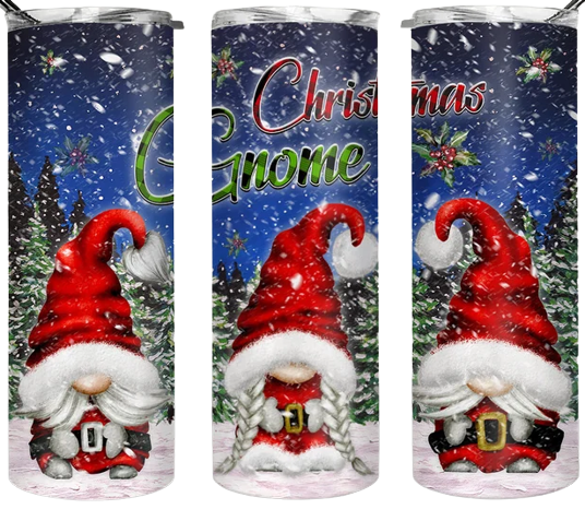 Gnome Christmas Tree 20oz Tumbler