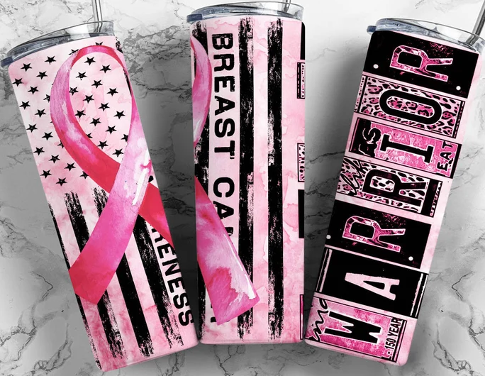 Breast Cancer Warrior 20oz Tumbler